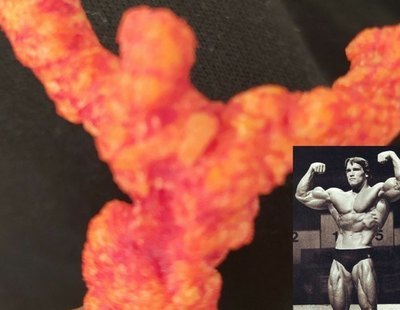 ¡Ofertón! Se ha vendido por 8.000 euros un Cheeto que se parece a Arnold Schwarzenegger