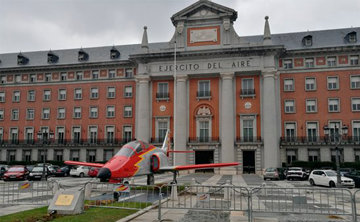 El avión se encuentra en Moncloa