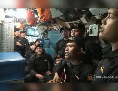 La canción que grabaron los marineros del submarino hundido antes de morir y emociona a Indonesia