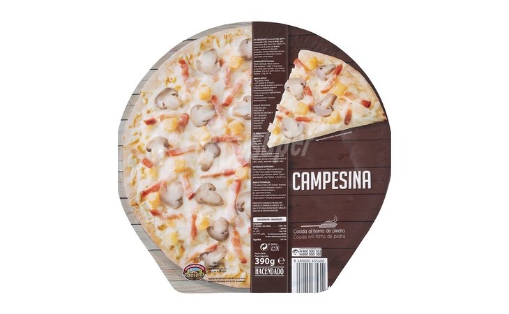 Pizzas campesinas de Hacendado