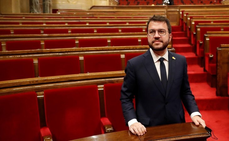 El nuevo presidente catalán, Pere Aragonès
