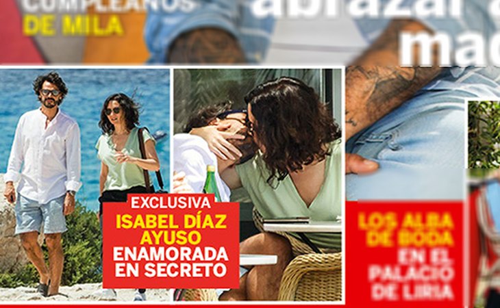 Isabel Díaz Ayuso y su nuevo novio, portada de la revista Lecturas