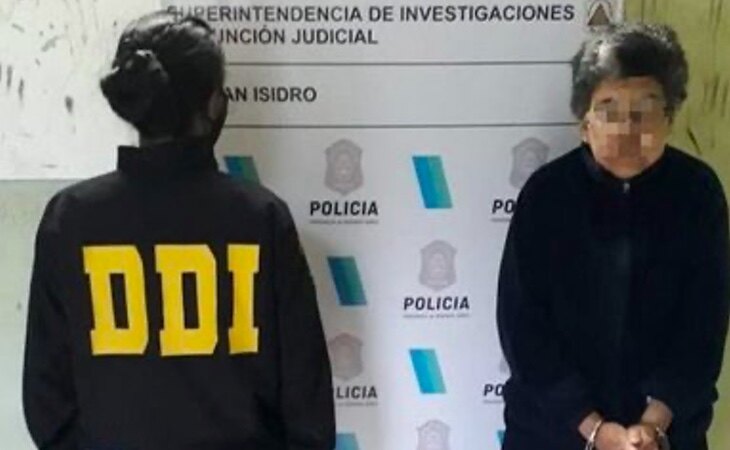 Sor Marina, durante su detención