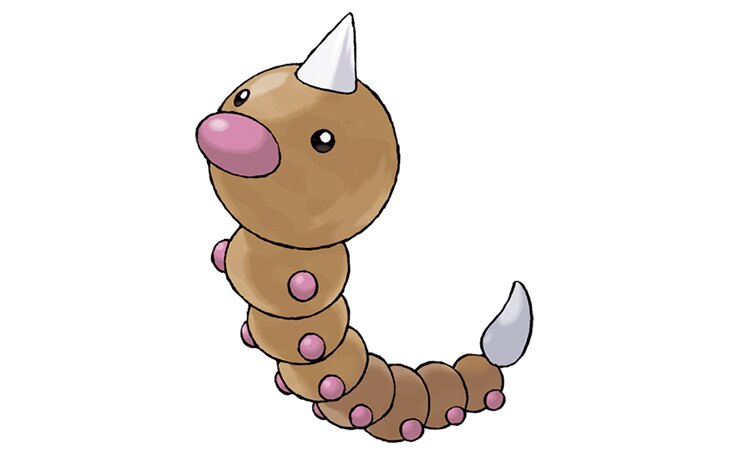 Weedle, uno de los peores Pokemon de la historia