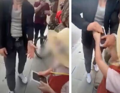 Un influencer se graba 'regalando' un móvil a una niña y luego se lo quita por la fuerza: "Solo era para el vídeo"