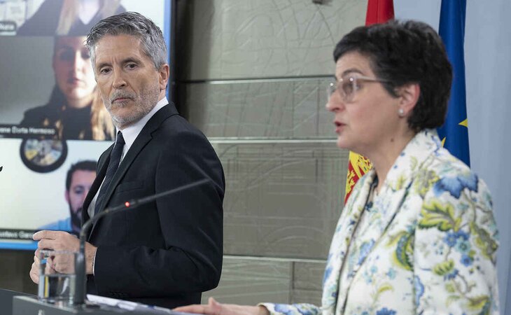 Fernando Grande Marlaska y Arancha González Laya podrían ser algunos de los que perjudicados en la reforma del Gobierno