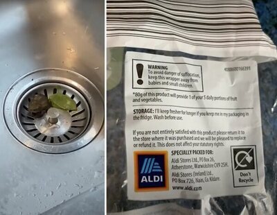 Compra una bolsa de espinacas en Aldi y encuentra una rana viva en su interior