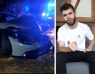 Un youtuber malagueño residente en Andorra se compra un Aston Martin de 160.000 euros y lo destroza días después