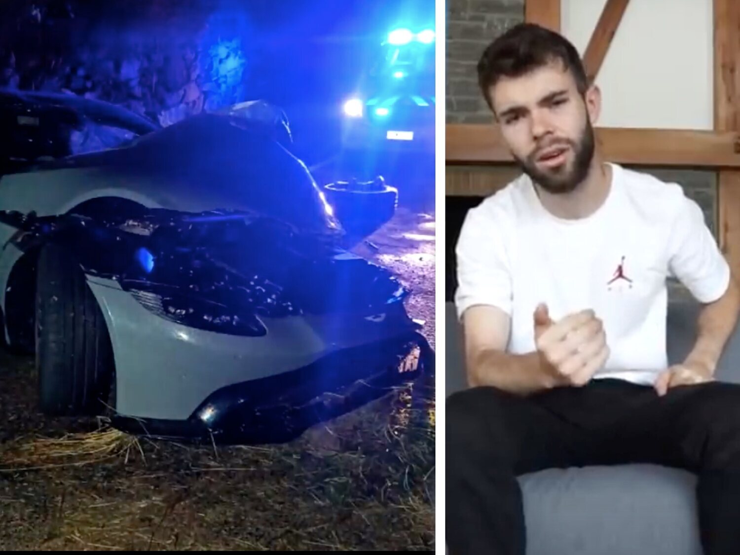 Un youtuber malagueño residente en Andorra se compra un Aston Martin de 160.000 euros y lo destroza días después