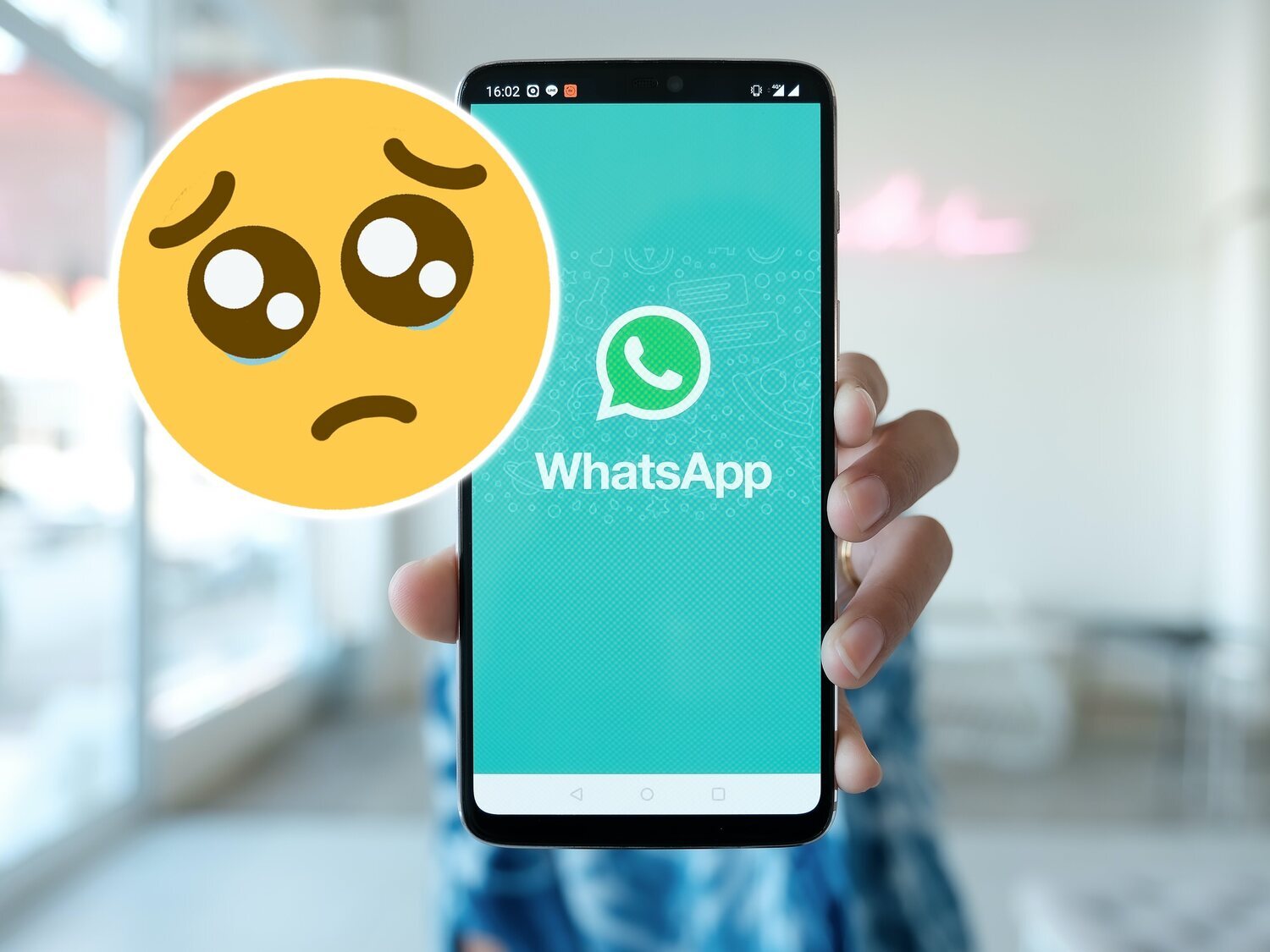 El desconocido significado real del emoji con 'ojos llorosos' de WhatsApp