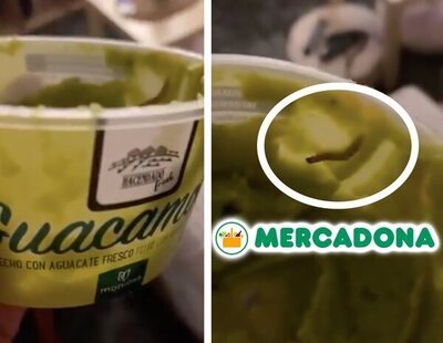 Compra un paquete de Guacamole de Mercadona y encuentra un gusano arrastrándose por su interior