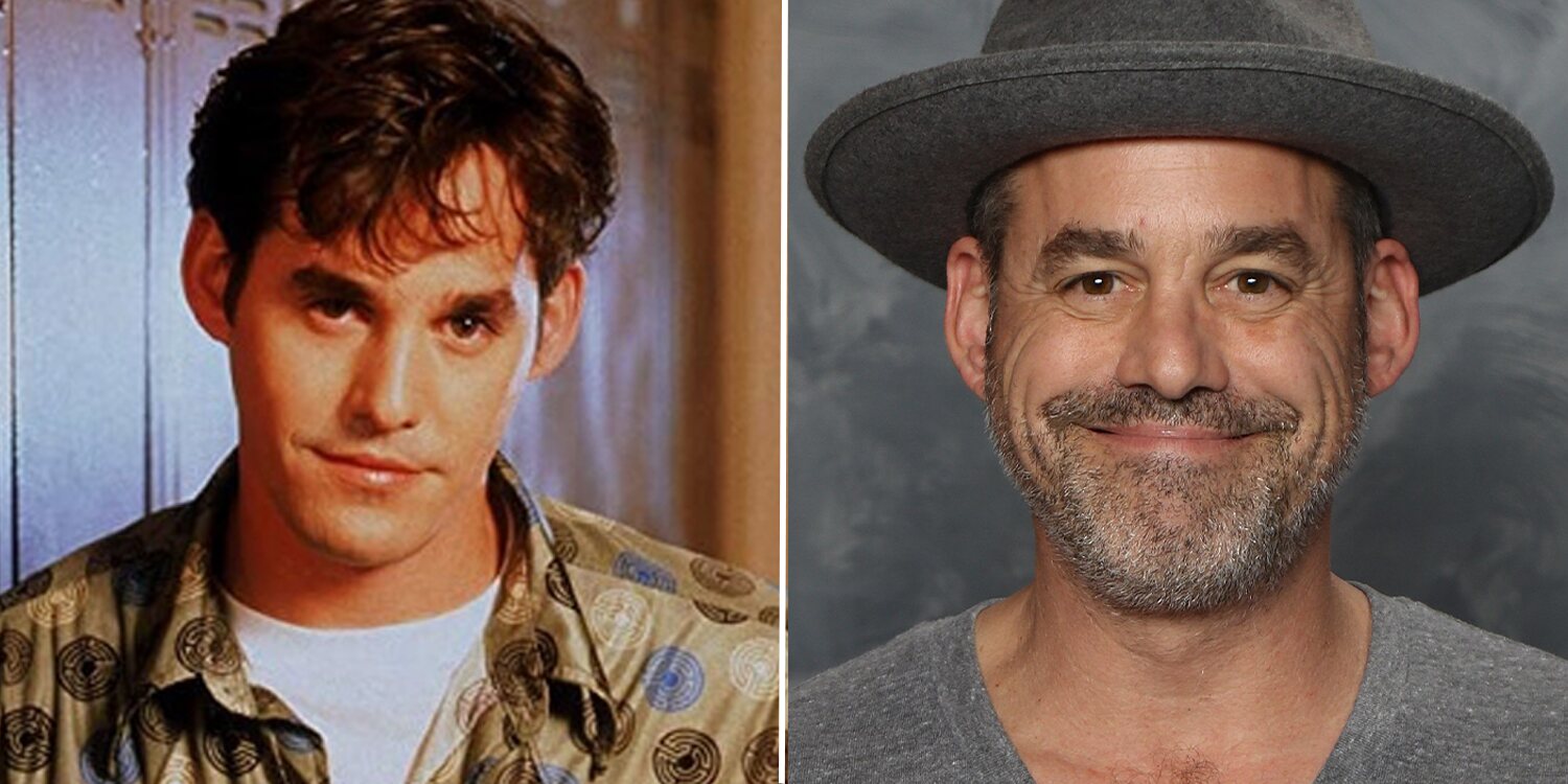 Nicholas Brendon como Xander y en la actualidad