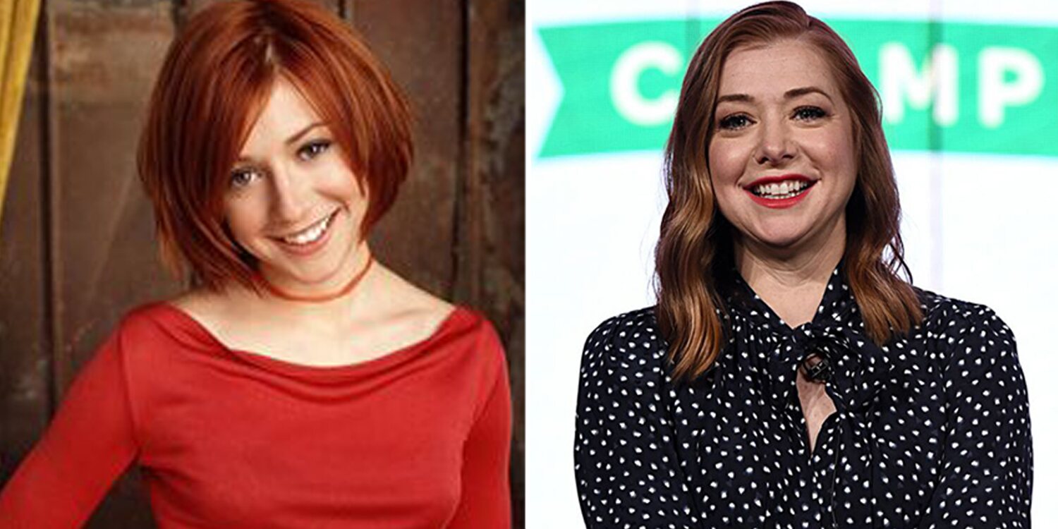  Alyson Hannigan como Willow y en la actualidad