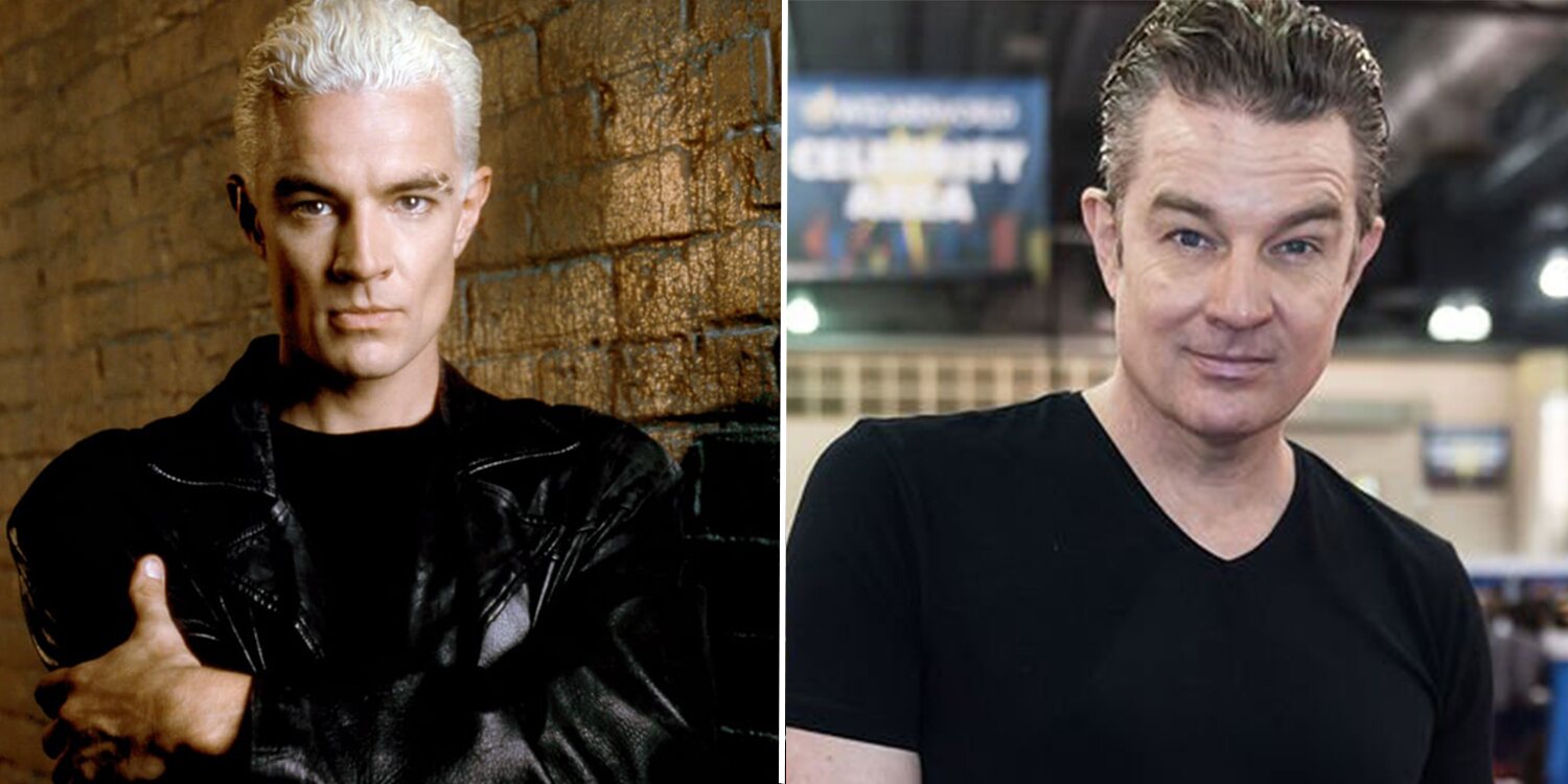 James Marsters como Spike y en la actualidad