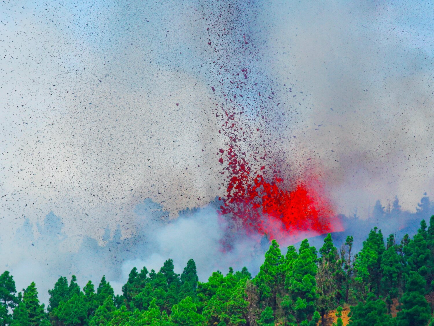 Erupción volcánica en la Cumbre Vieja de La Palma