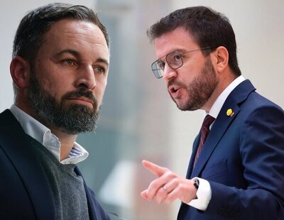 Santiago Abascal, que dice que VOX no incita a la violencia, pide "abofetear" a Pere Aragonés