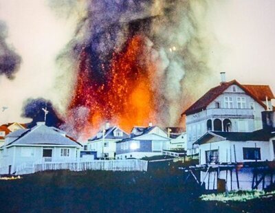 Así detuvieron los islandeses la lava del volcán Eldfell con agua de mar en 1973