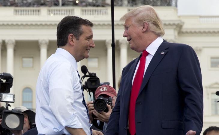 Ted Cruz no supo  hacer frente a Trump