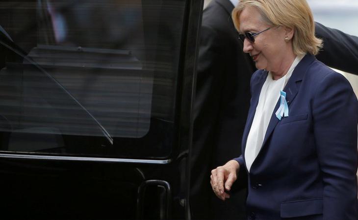 Hillary Clinton se desmayó en el acto de conmemoración a las víctimas del 11S