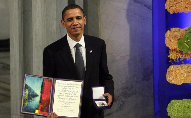 Barack Obama, Nobel de la Paz