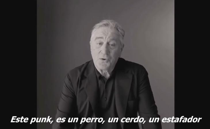 De Niro se despachó a gusto contra Donald Trump