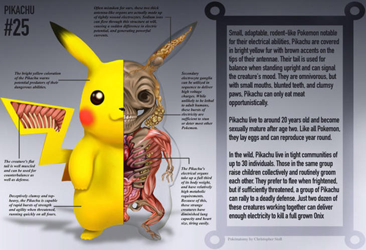 Pikachu al detalle