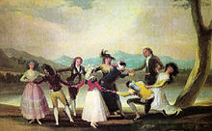 Incluso en tiempos de Goya se jugaba a la gallinita ciega