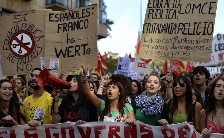 Los alumnos están desconcertados por el devenir de los hechos