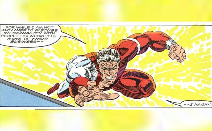 Northstar es el primer superhéroe en salir abiertamente del armario, en 1992