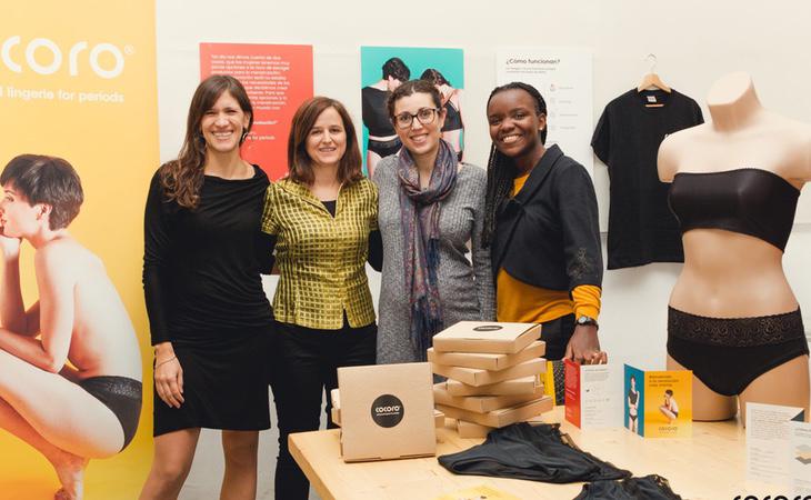 Las chicas de Femmefleur en el lanzamiento de Cocoro