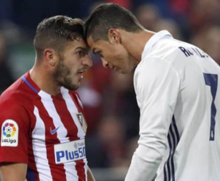 Enfrentamiento entre Cristiano Ronaldo y Koke