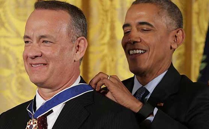 Tom Hanks fue uno de los homenajeados con la Medalla de la Libertad