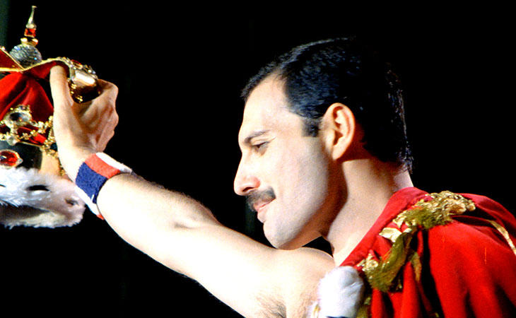 Freddie Mercury murió a los cuarenta y cinco años