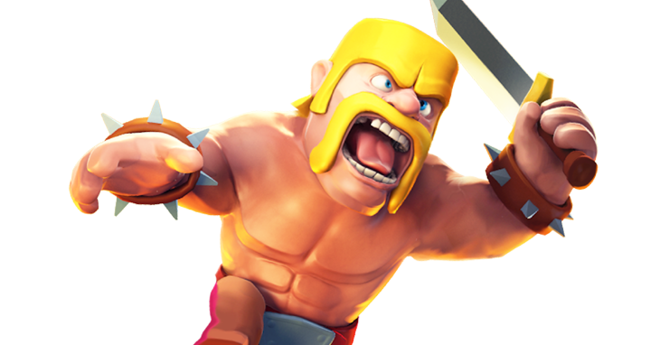 El Barbaro es la unidad distintiva de 'Clash of Clans'