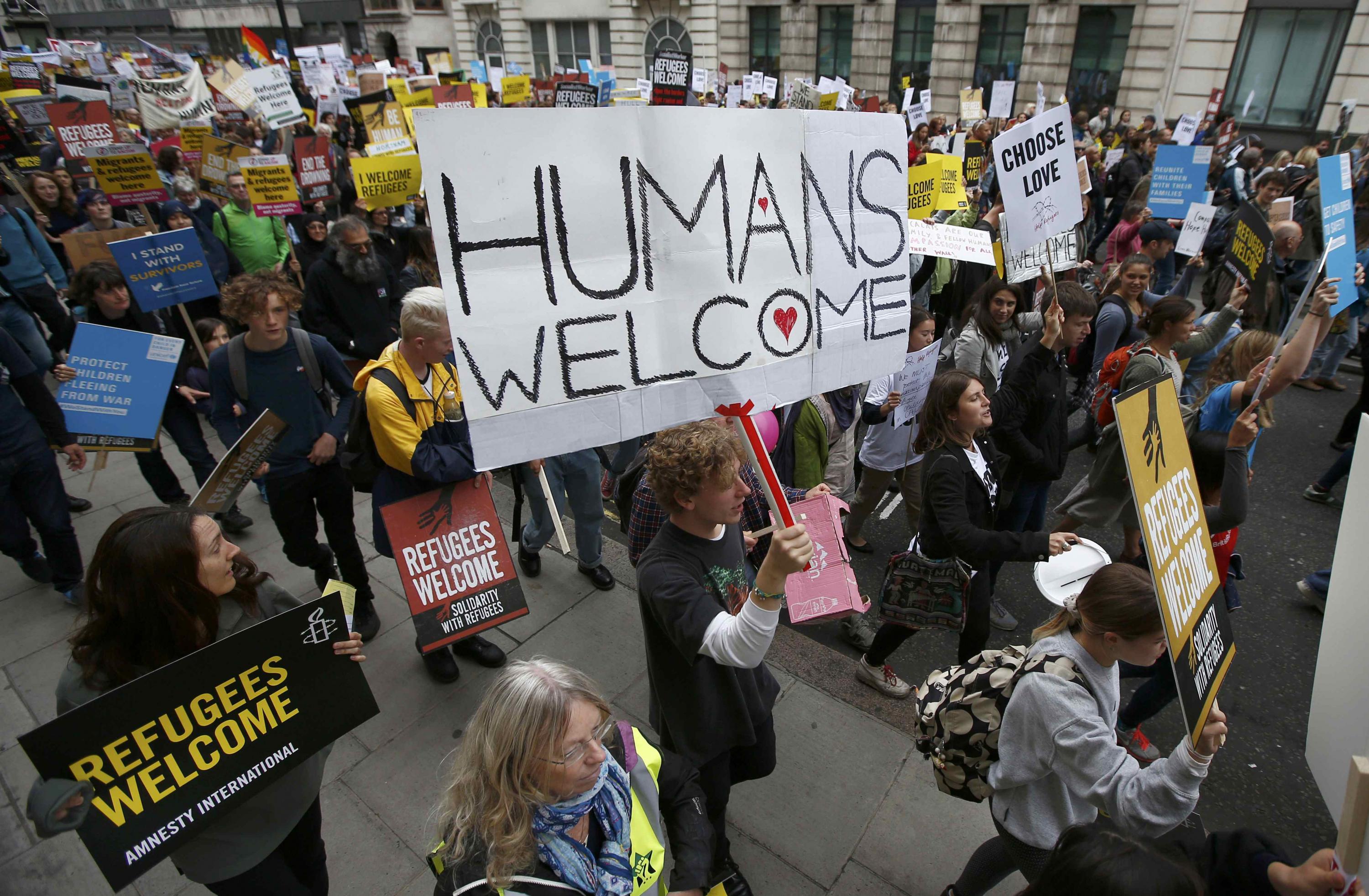 Humans welcome