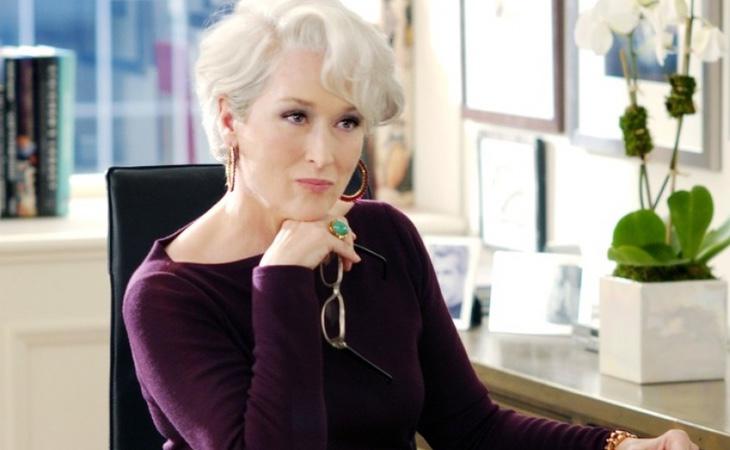 Miranda Priestly, interpretada por Meryl Streep