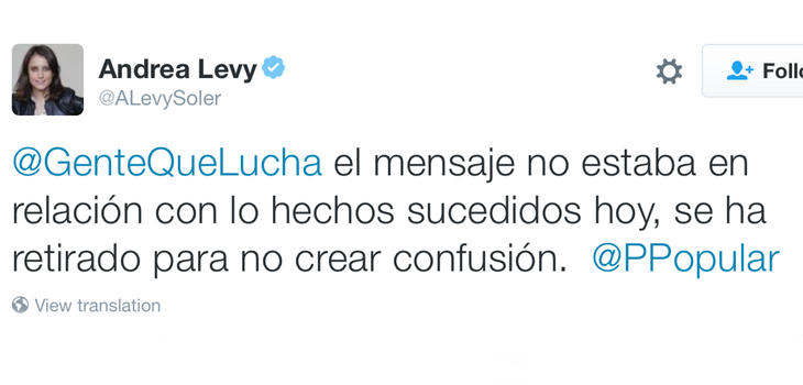 No convencen las explicaciones de Levy