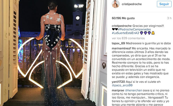 La presentadora subió fotografías a su cuenta personal, orgullosa de su look