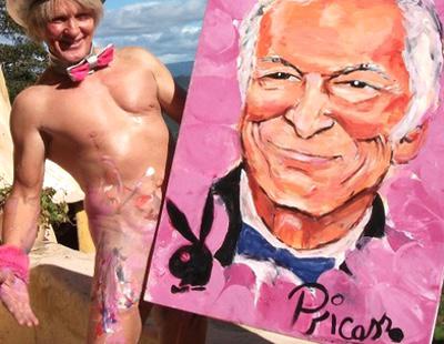 Pricasso, el pintor que dibuja retratos con su pene