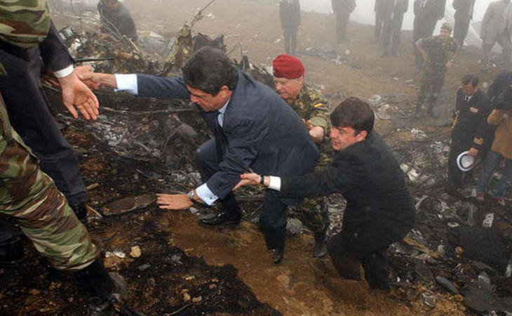 La caja negra, averiada, estaba 