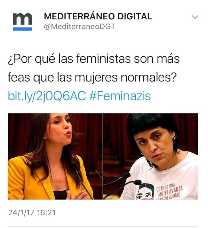 Esta es la publicación machista que ha generado polémica en Twitter