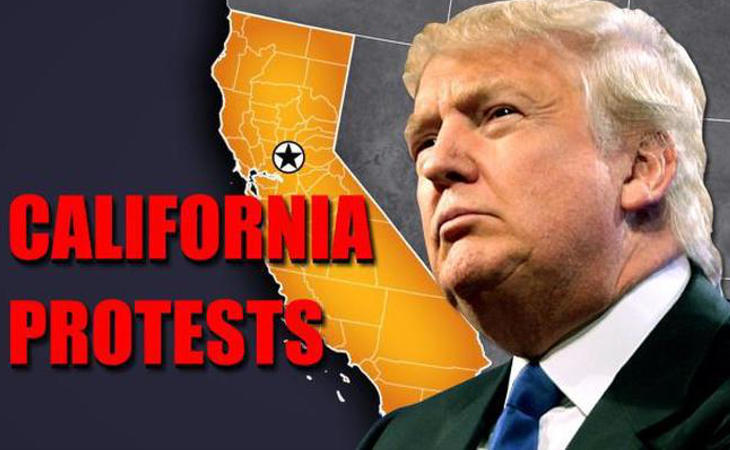 California se vio sacudido por una ola de protestas anti-Trump que han aumentado la fuerza de los independentistas