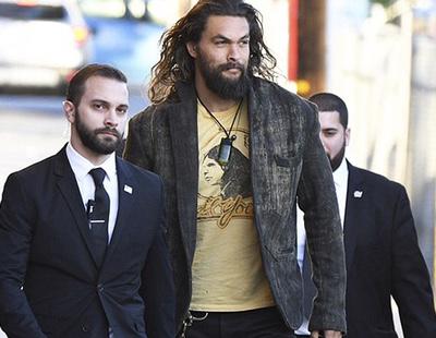 La foto de Jason Mamoa y sus 'graciosos' guardaespaldas que se ha hecho viral