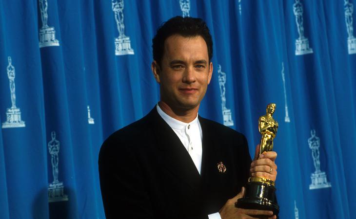 Tom Hanks y su galardón por 'Forest Gump'