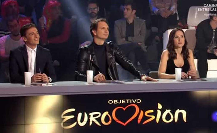 Xavi Martínez, Javier Cárdenas y Virginia Díaz, jurado de 'Objetivo Eurovisión'