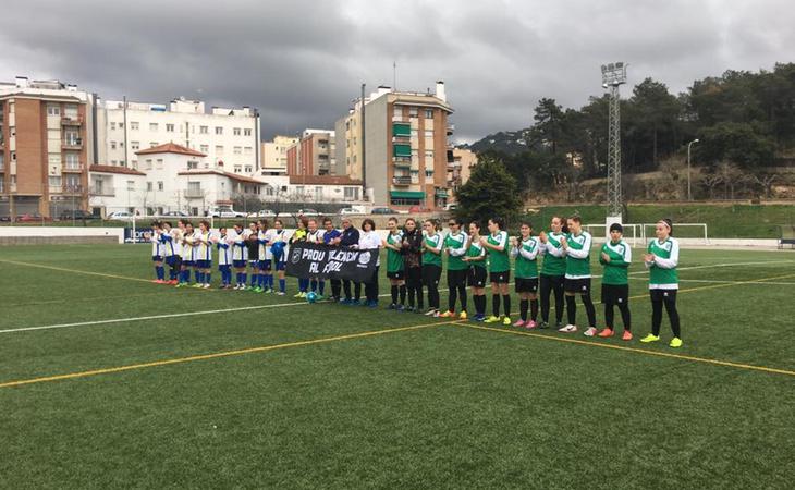 Fotografía del encuentro entre el Atlétic de Masnou y el Llorentec