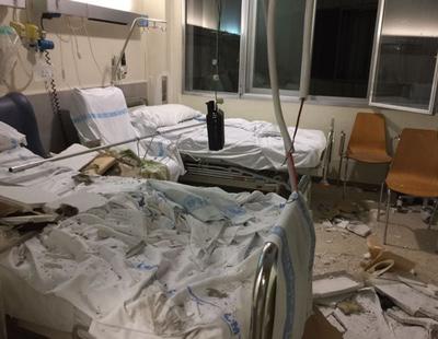Cae un techo del Hospital de la Paz sobre dos pacientes como consecuencia de los recortes