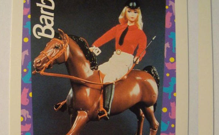 Barbie y su primer caballo 