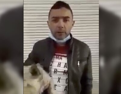 Graban a un hombre pateando brutalmente a un perro y ahora pide disculpas en redes