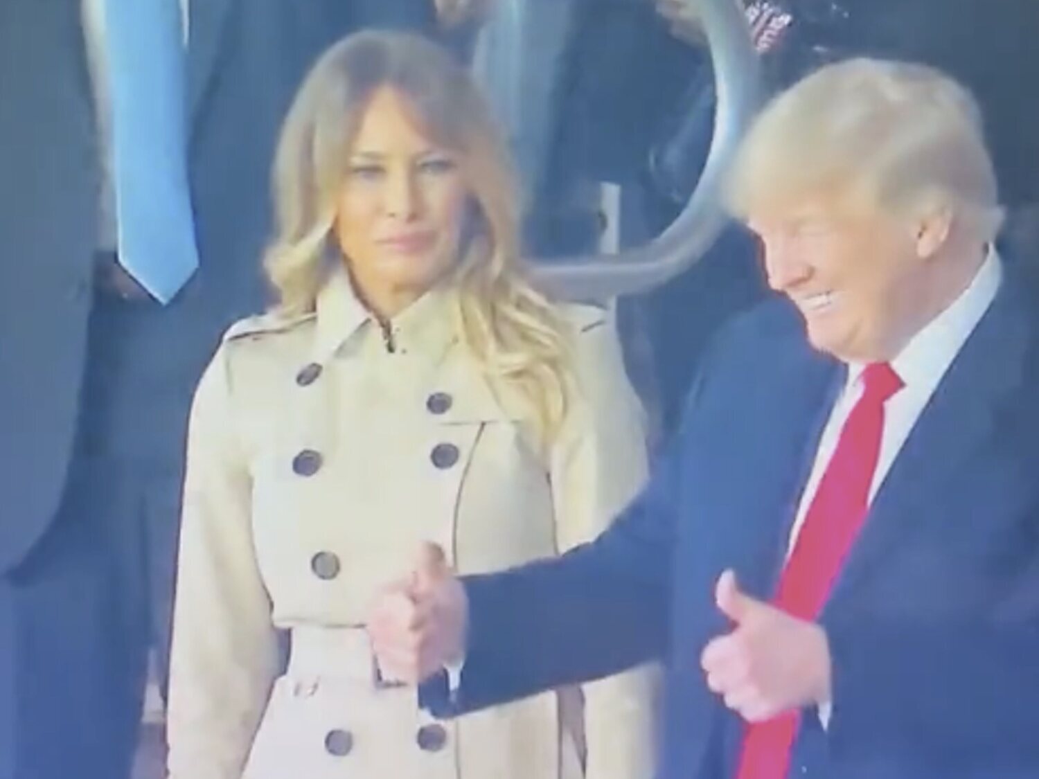El gesto viral de Melania que evidencia cómo está su relación con Trump